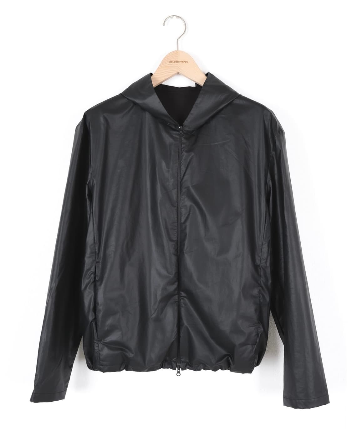 [46] 큐레이티드 Rest zip hoodie coated black 상품이미지2