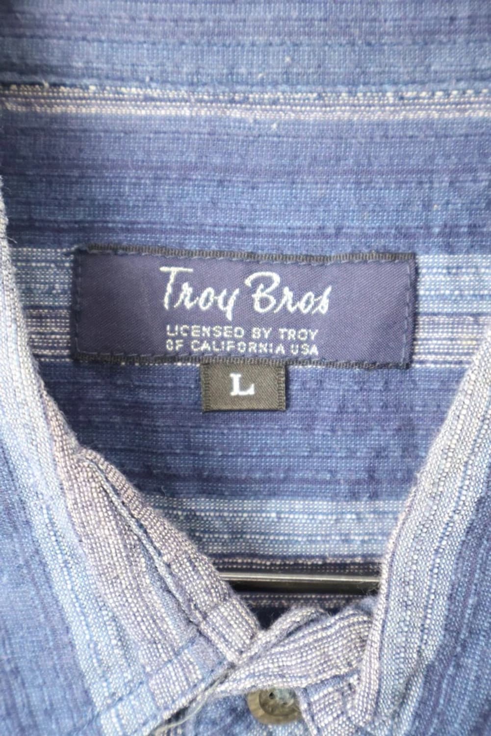 Troy Bros Blue Stripe Shirt 상품이미지5