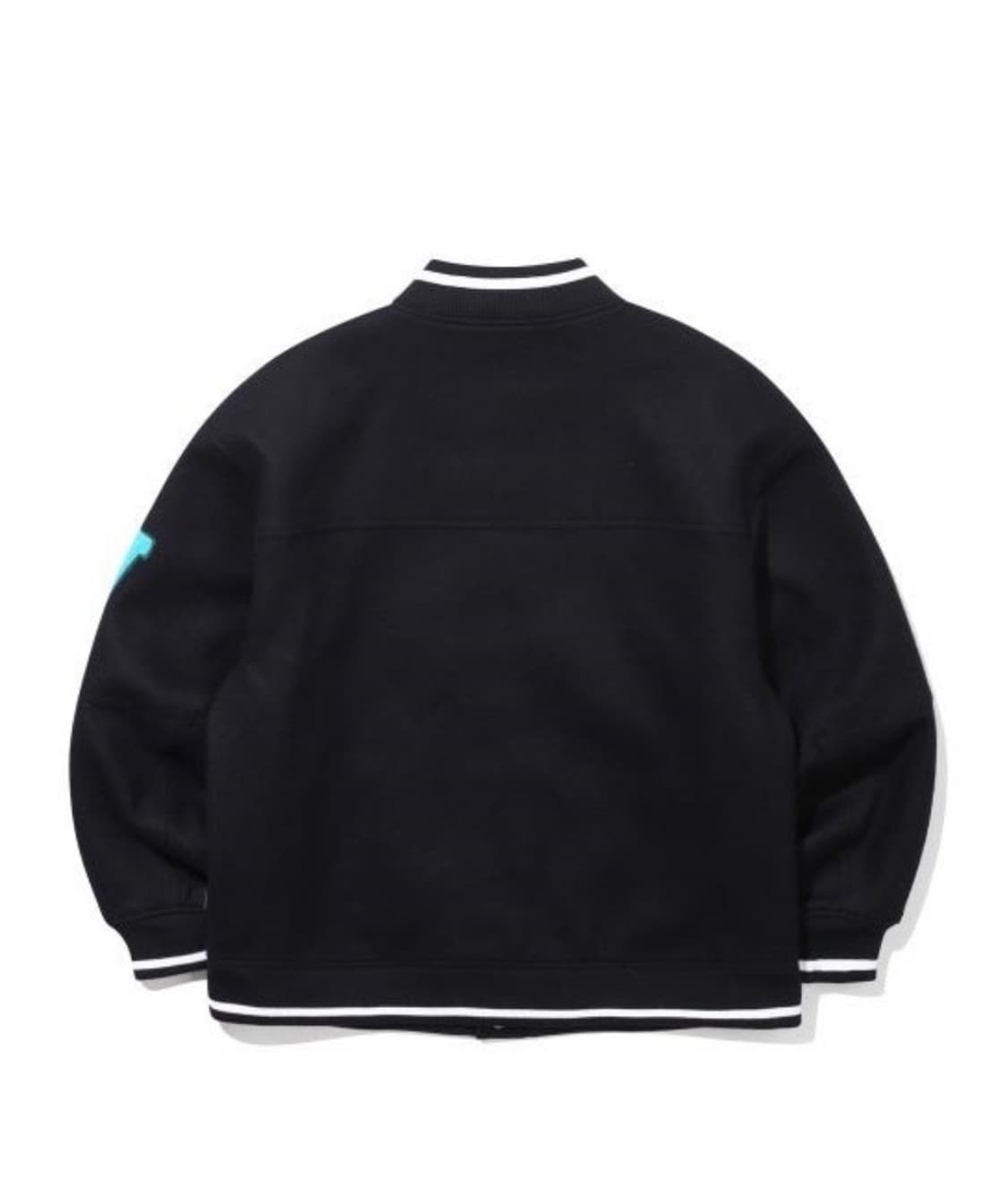 로맨틱크라운 폰트 울 로고 바시티 자켓 블랙 XL 상품이미지3