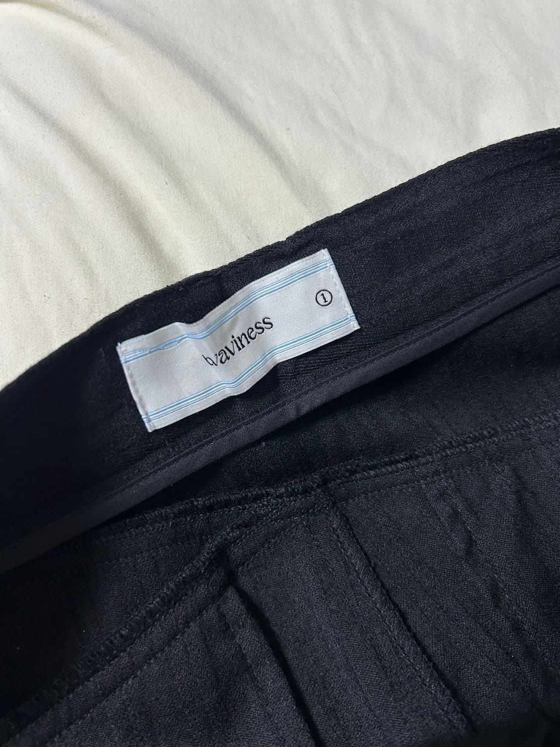 웨이비니스 딥 원턱 트라우저 상품이미지4