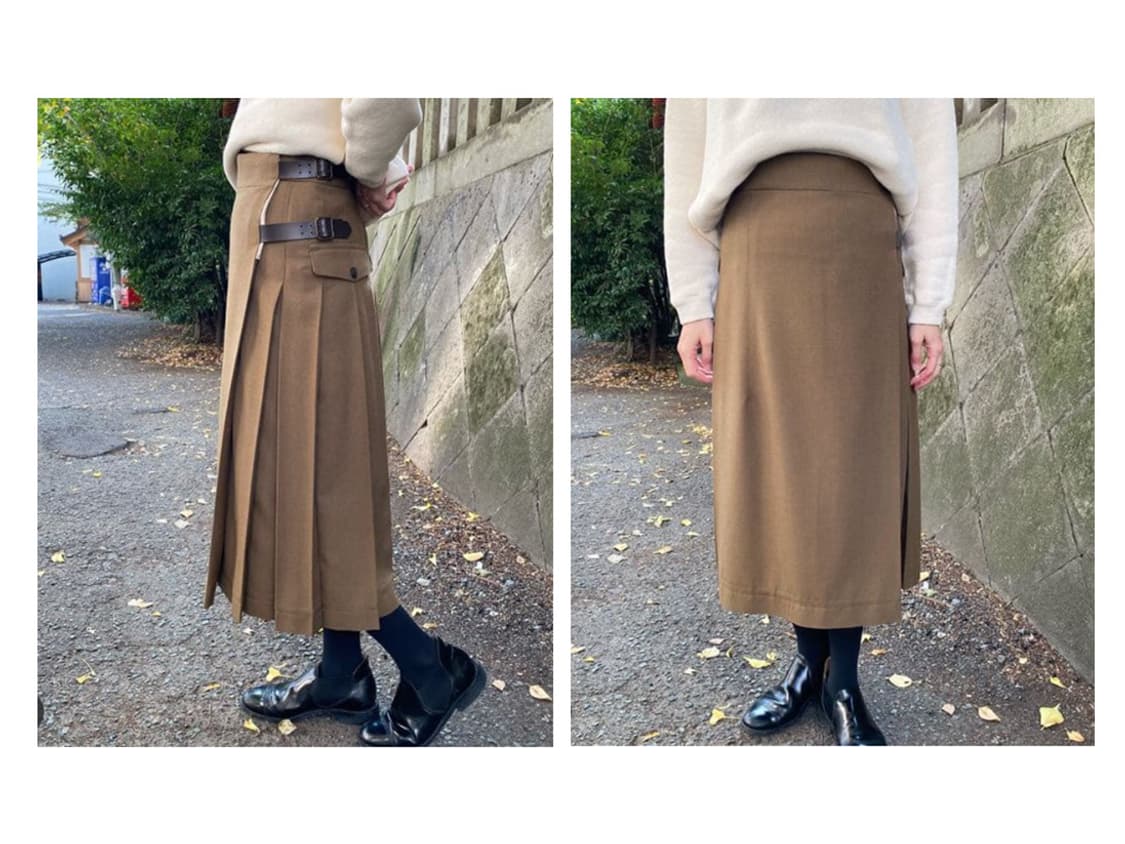 나이벨 카본 우먼 킬트 스커트 8사이즈 상품이미지2