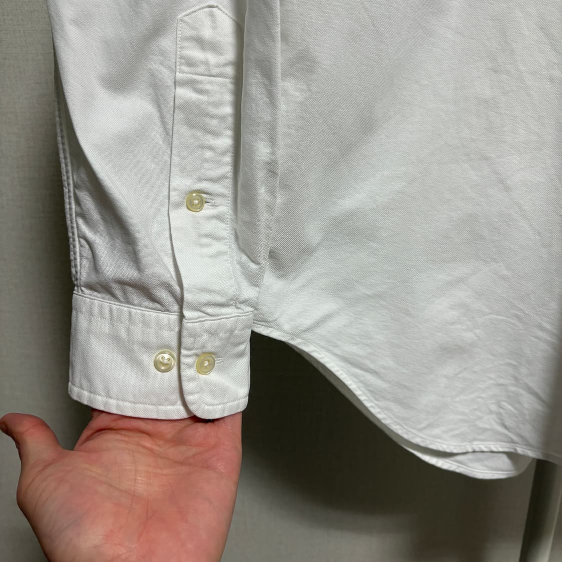 폴로 랄프로렌 클래식핏 옥스포드 셔츠 / 화이트, L 상품이미지6