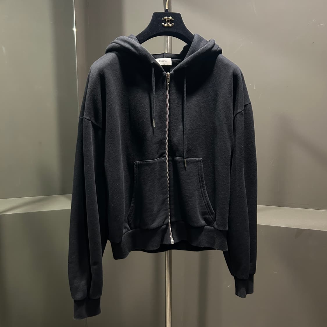 셀린느 크롭 후드집업 상품이미지1