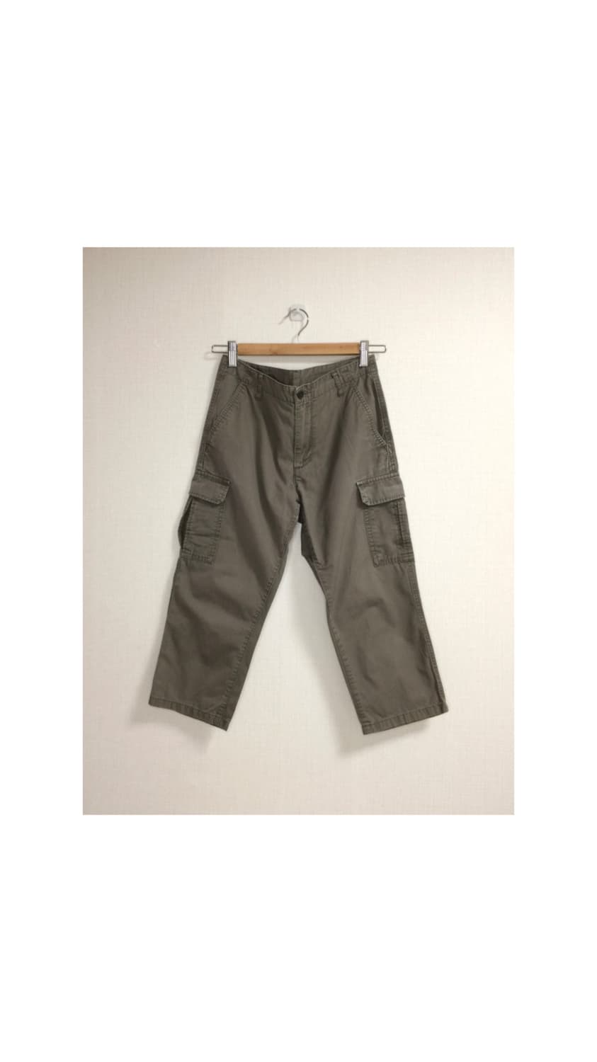 빈티지 카키 브라운 카고 팬츠 상품이미지1
