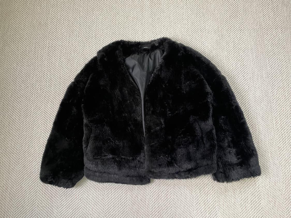 에모다 페이크 퍼 노카라 자켓 J03528 상품이미지5