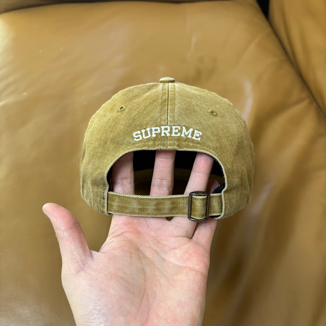 슈프림 S로고 볼캡 모자 20SS 피그먼트 탄 상품이미지9