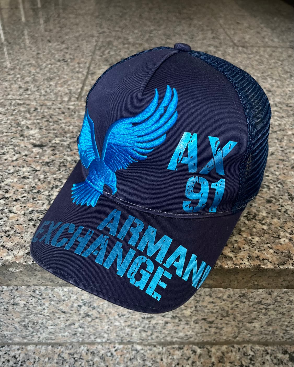 Armani Exchange Eagle Embroidery Cap 상품이미지4