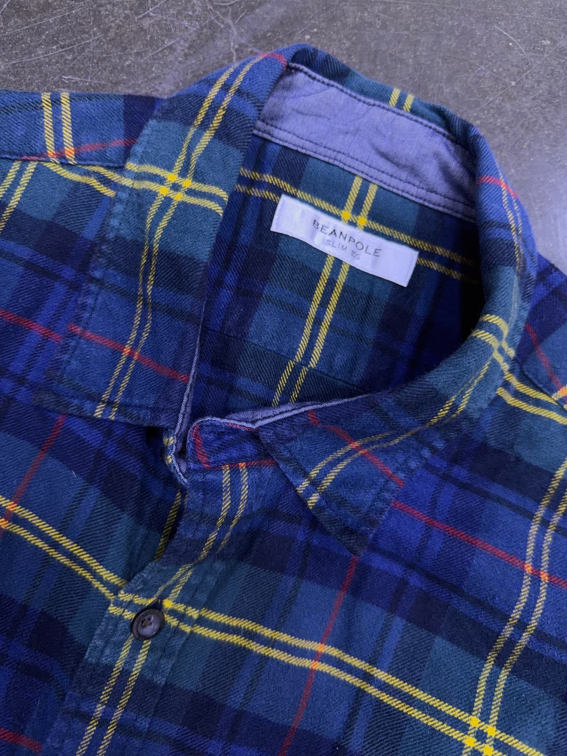 빈폴 타탄체크 슬림핏 캐쥬얼 셔츠 남방 105 상품이미지3