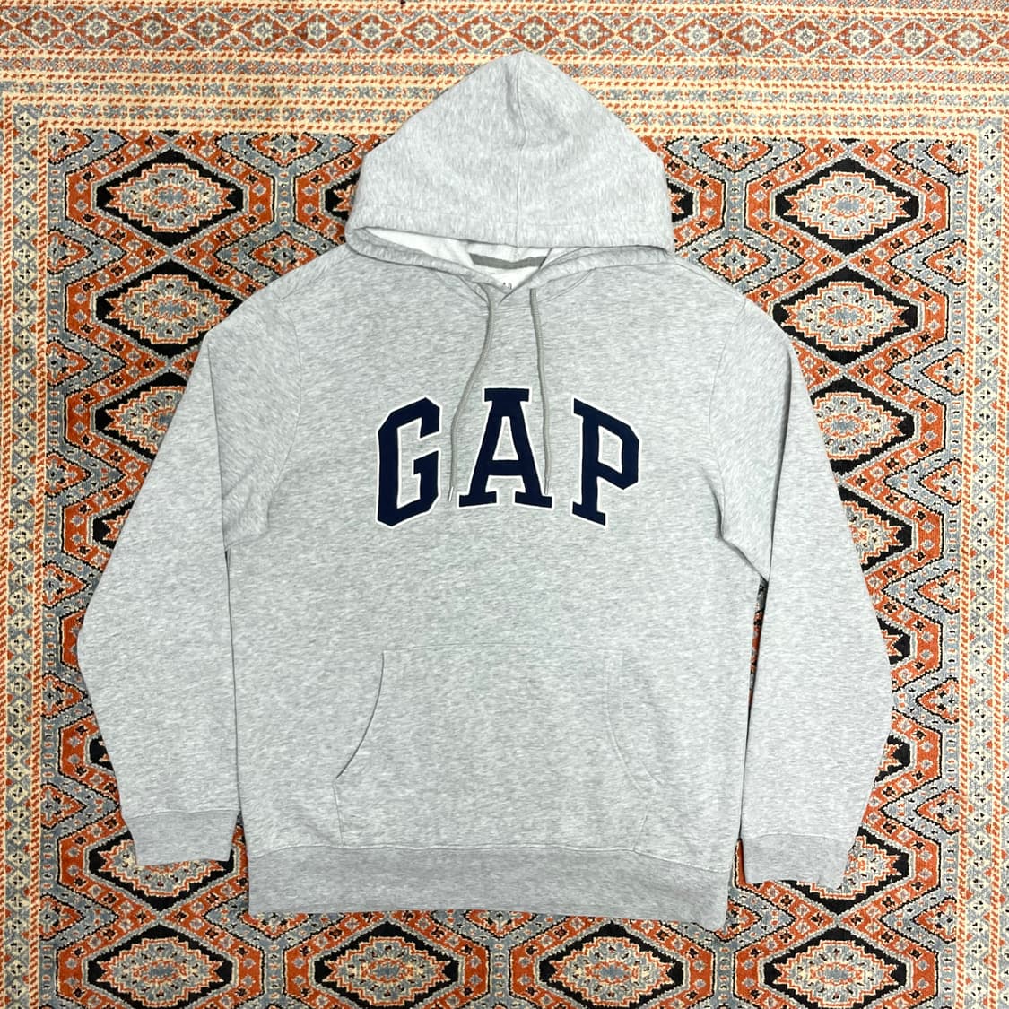 갭 스펠로고 그레이 기모 후드티셔츠 남성M 상품이미지1
