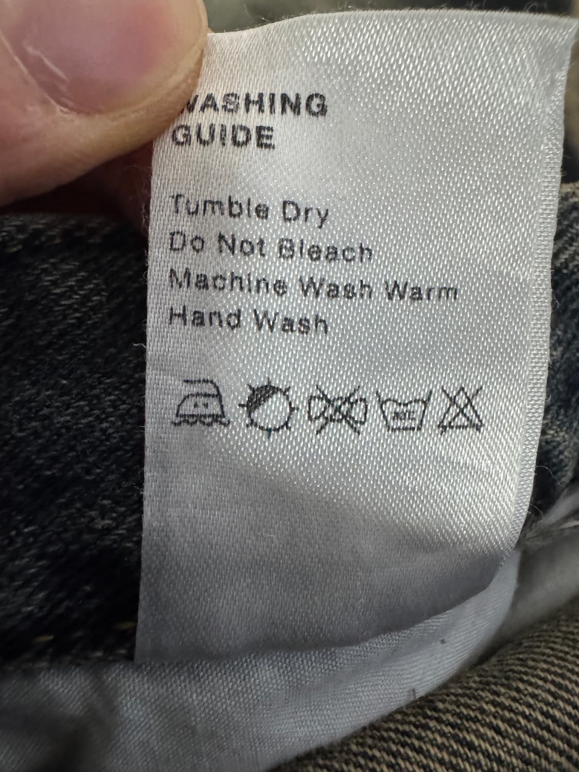 여성 디벨롭 하트 데미지 워싱 빈티지 데님팬츠 S 25.9인치 상품이미지4