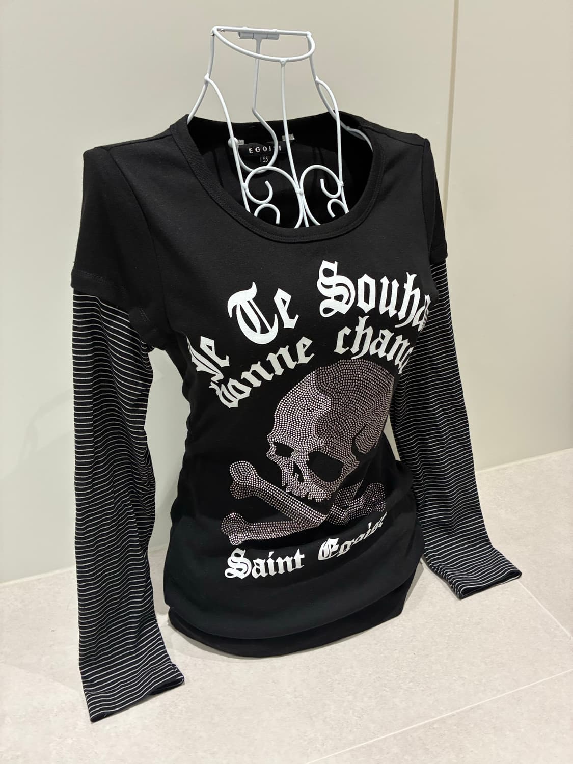 에고이스트 큐빅 롱슬리브 딱붙 상품이미지3