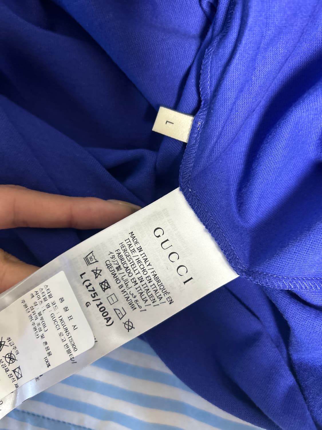 구찌 로고 반팔 2종. 따로 구매 가능, 일괄구매시 할인 상품이미지6