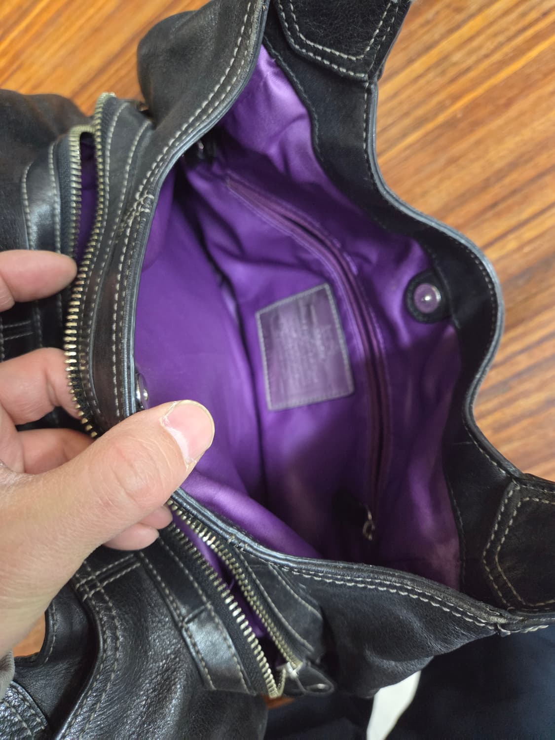 코치 메디슨 가죽 호보백 상품이미지5