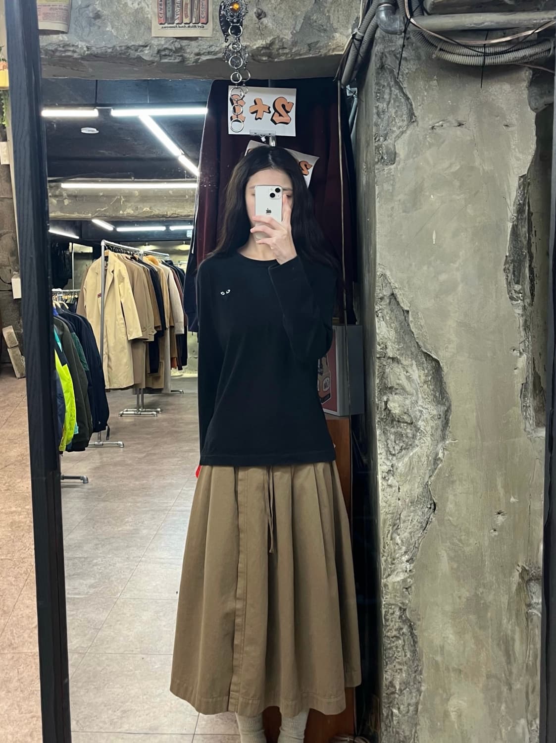 꼼데가르송 긴팔티 블랙 S #csz3586 상품이미지2