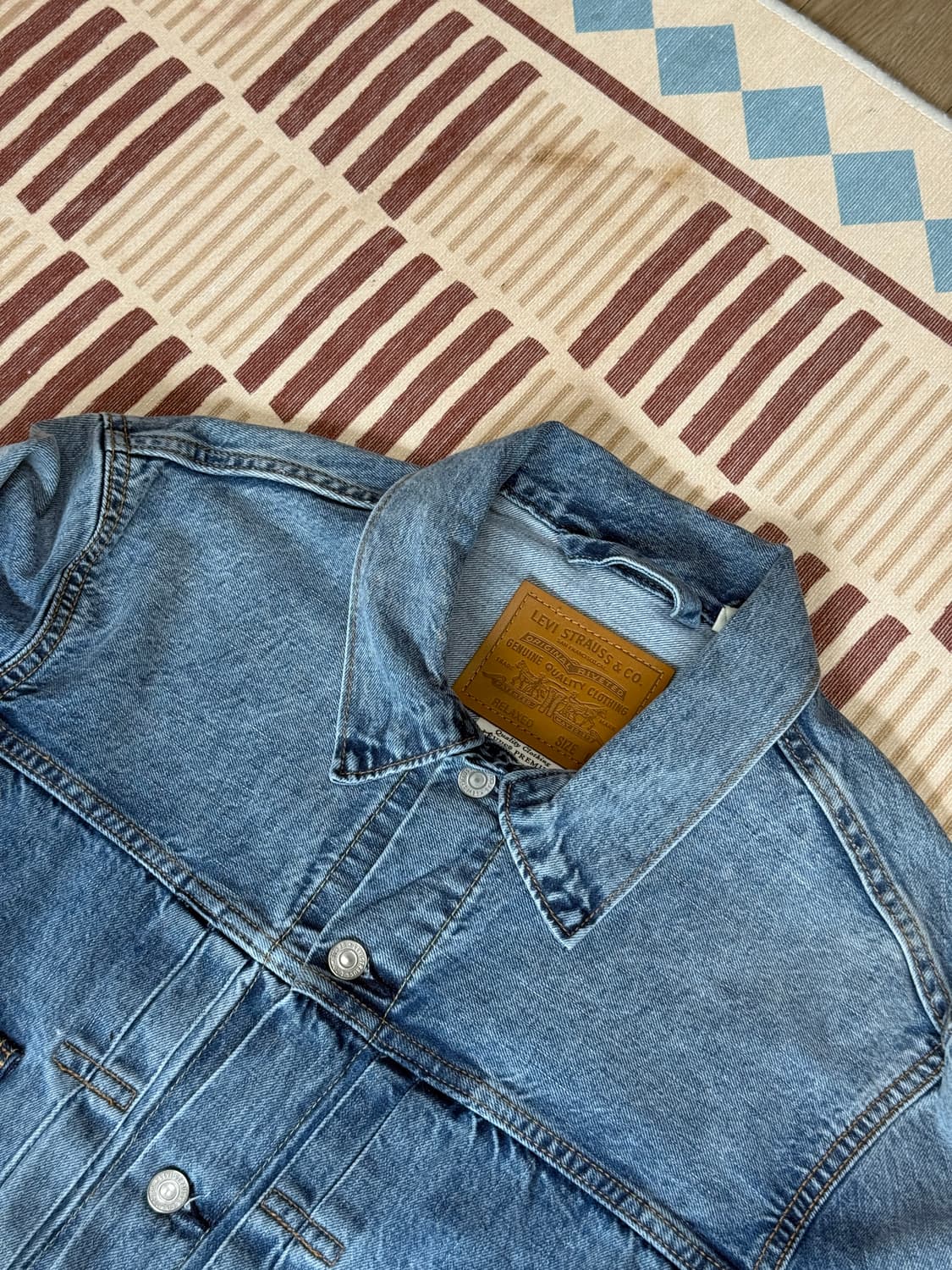 리바이스 타입 II 트러커 자켓 미디엄 인디고 100 상품이미지2