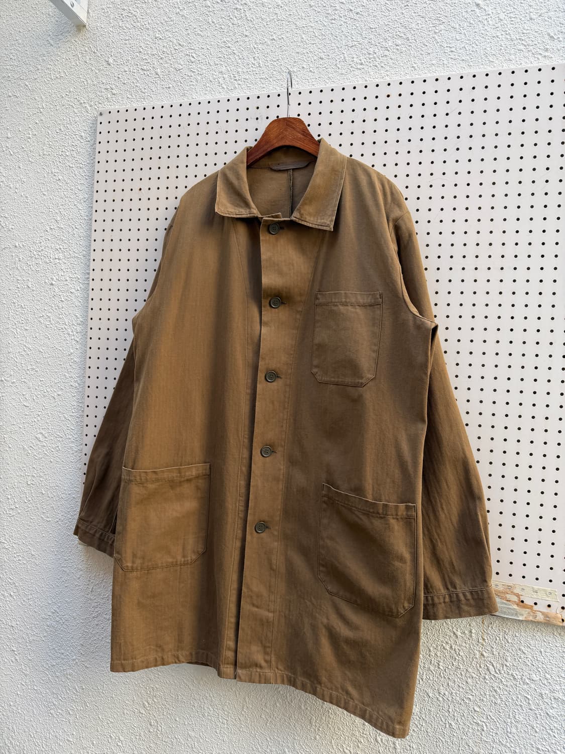 OLD EURO HBT WORK SHOP COAT 헤링본 워크코트 상품이미지4