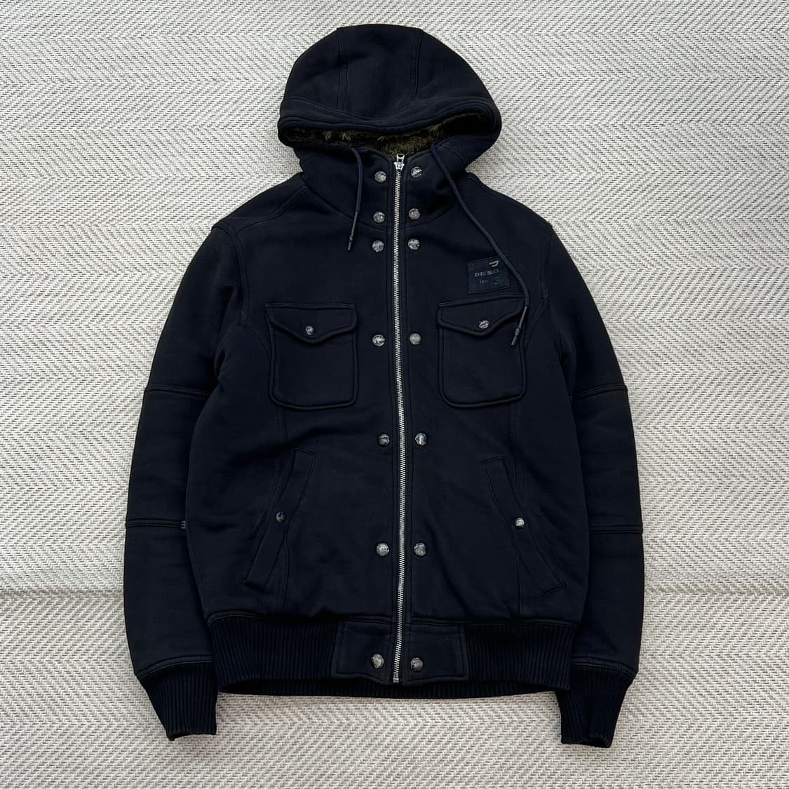 디젤 투포켓 누빔 후드집업 r2526 상품이미지1