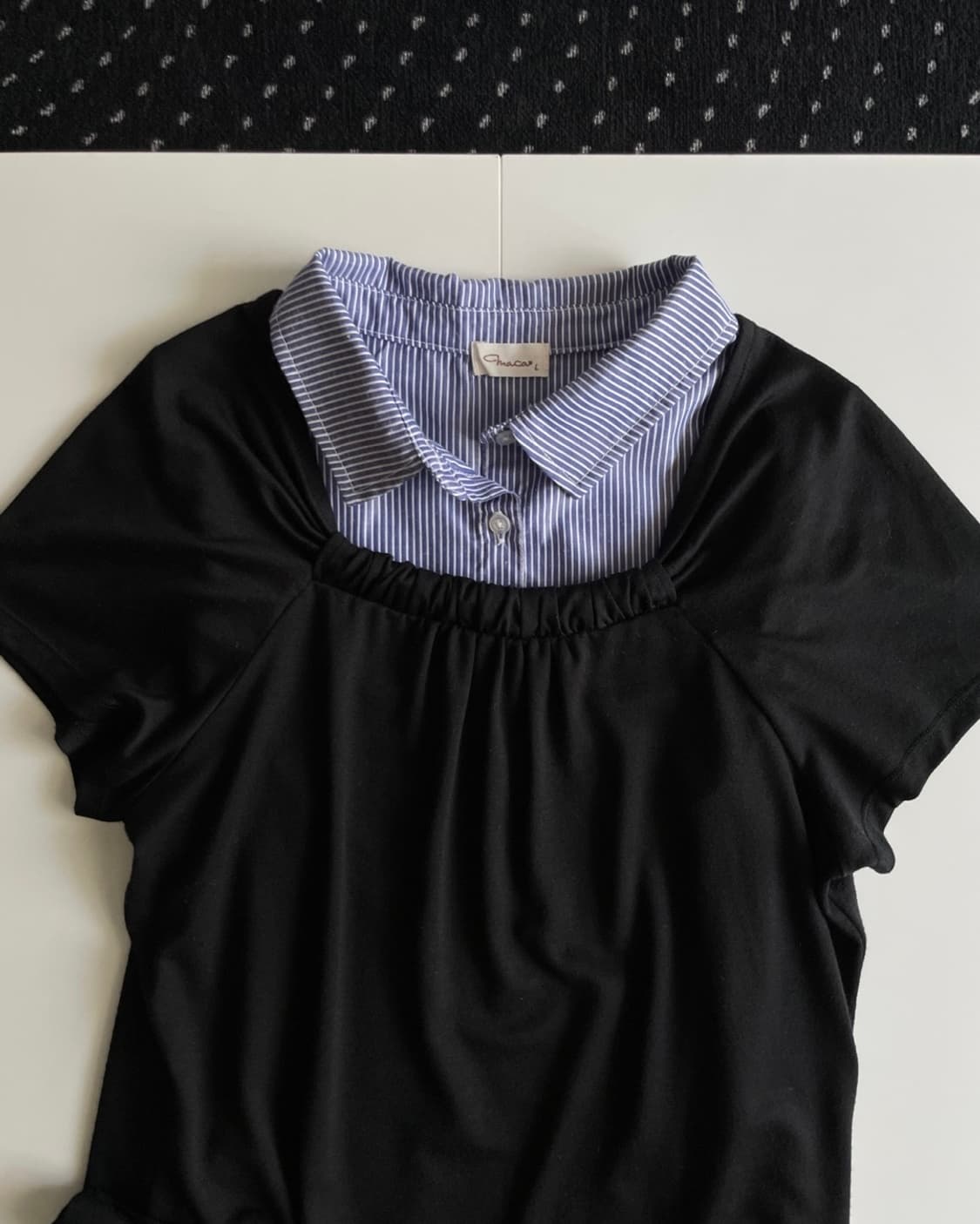 stripe patterned sleeveless 상품이미지2