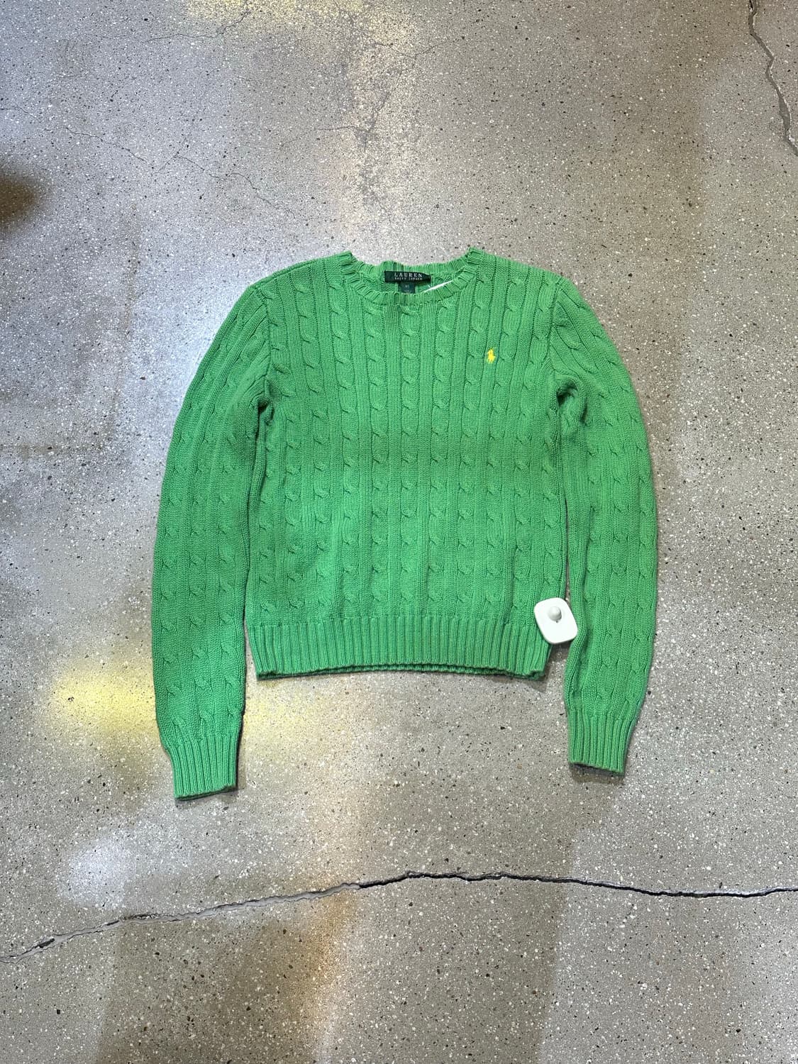 POLO 폴로 그린 케이블니트💯 상품이미지3