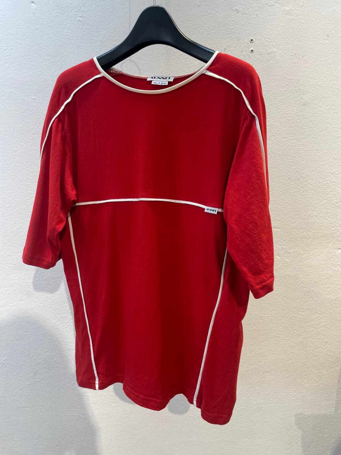 써네이 레드 파이프라인 티셔츠 (s) 상품이미지1