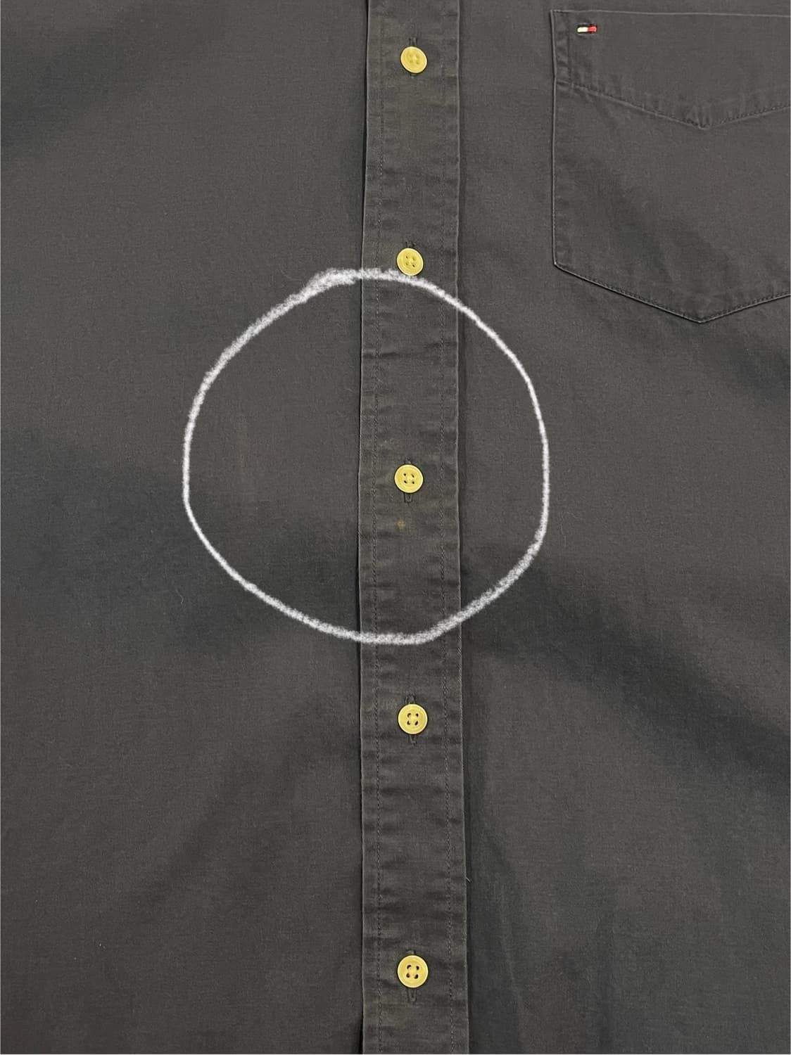 타미힐피거 포켓 셔츠 네이비 M #csz2439 상품이미지5