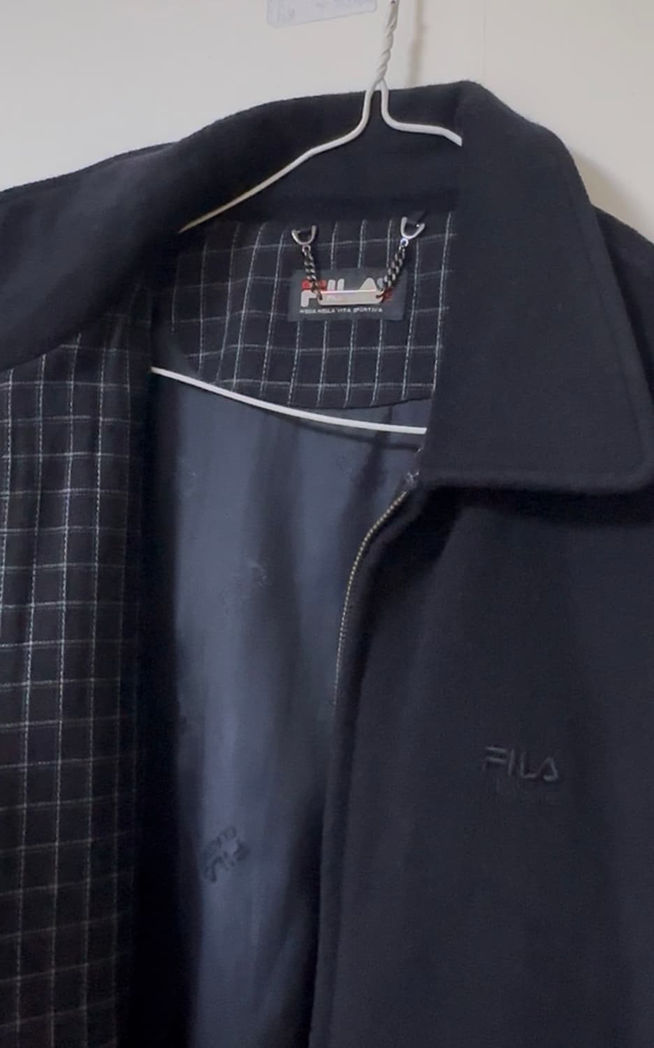 울95% 휠라 코트 / 울코트 / 휠라 집업 / 휠라 자켓 / 필라 코트 상품이미지5