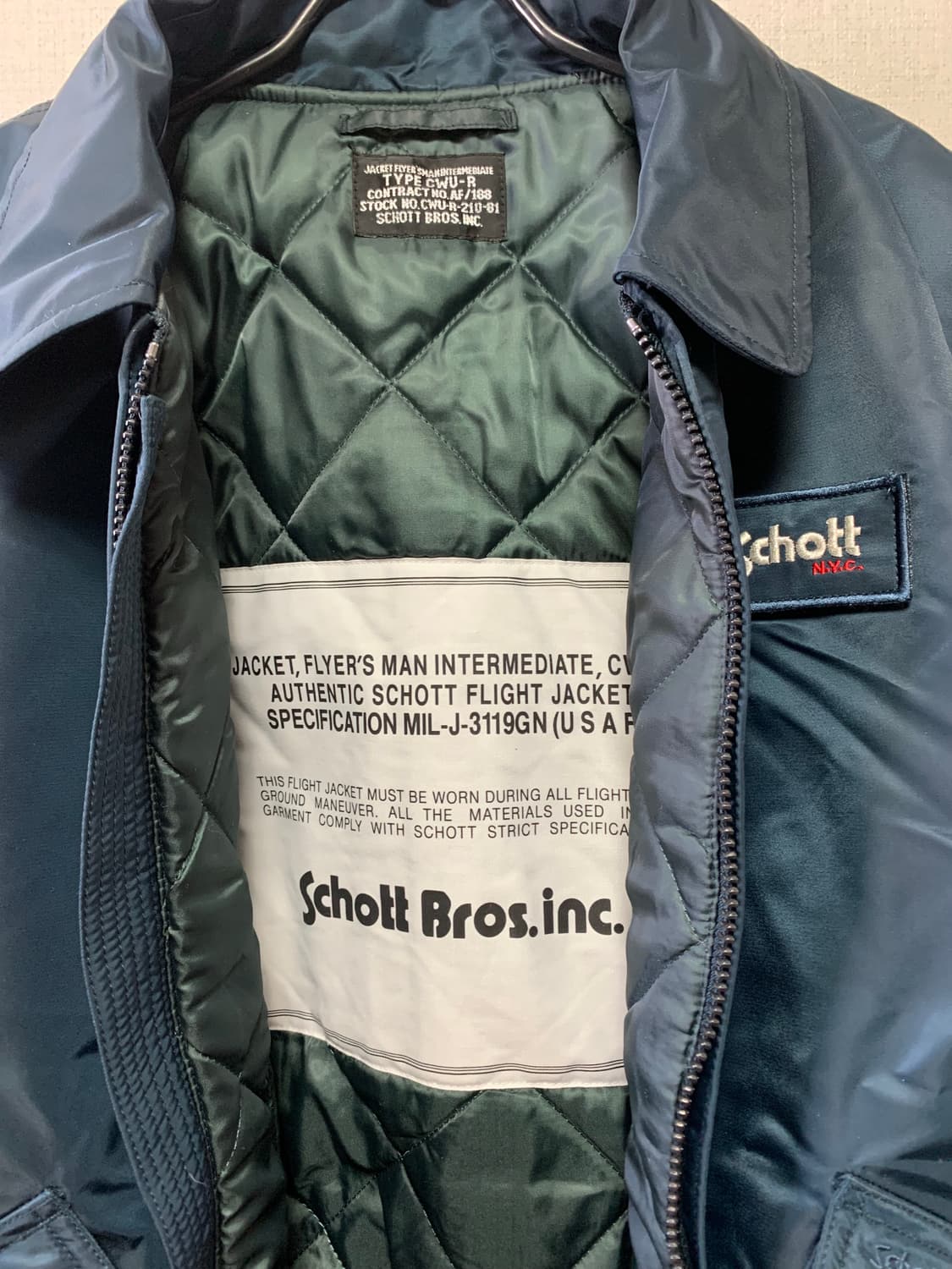 쇼트nyc cwu항공자켓 상품이미지5