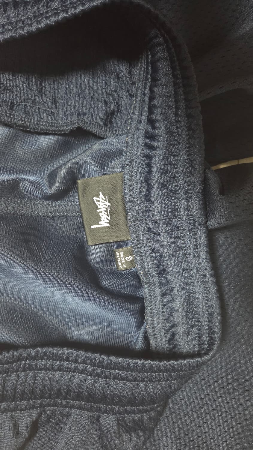 [S, 체감 L] 스투시 8볼 메쉬 쇼츠 네이비 상품이미지3