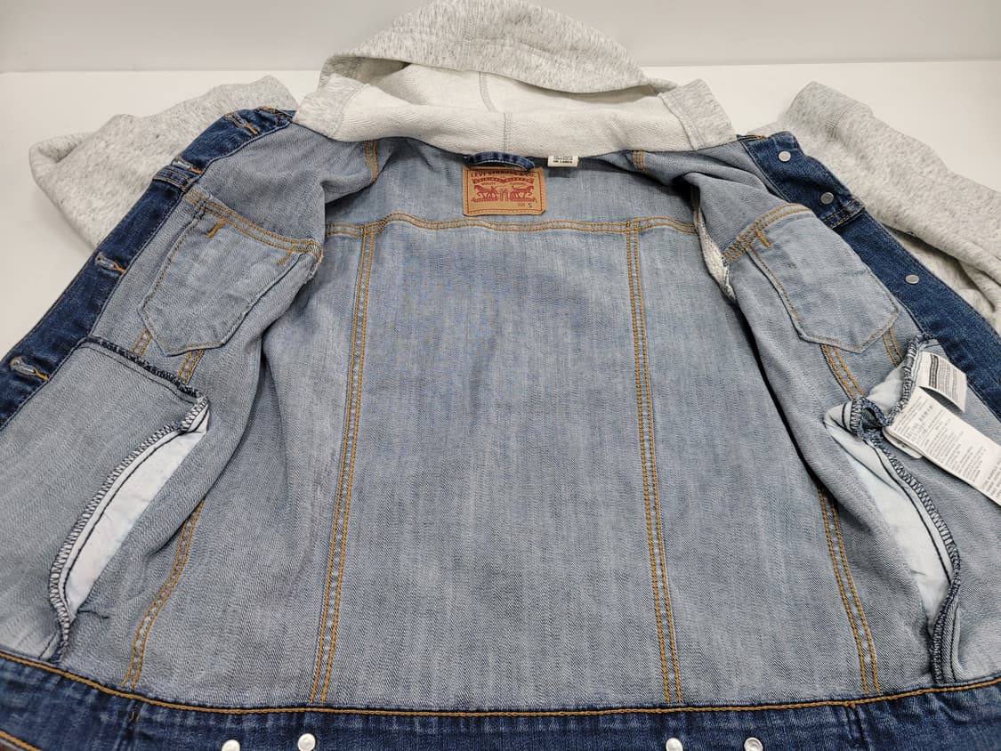 LEVI'S 리바이스 하이브리드 후드 트러커 자켓 / 여 S
 상품이미지7