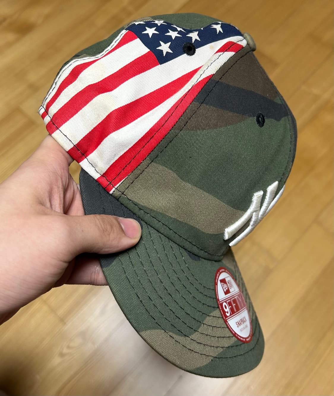 빈티지 뉴에라 밀리터리 성조기 캡 상품이미지1