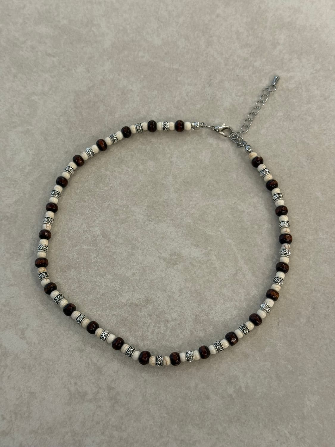 호두나무 레이어드 초커 목걸이 상품이미지1