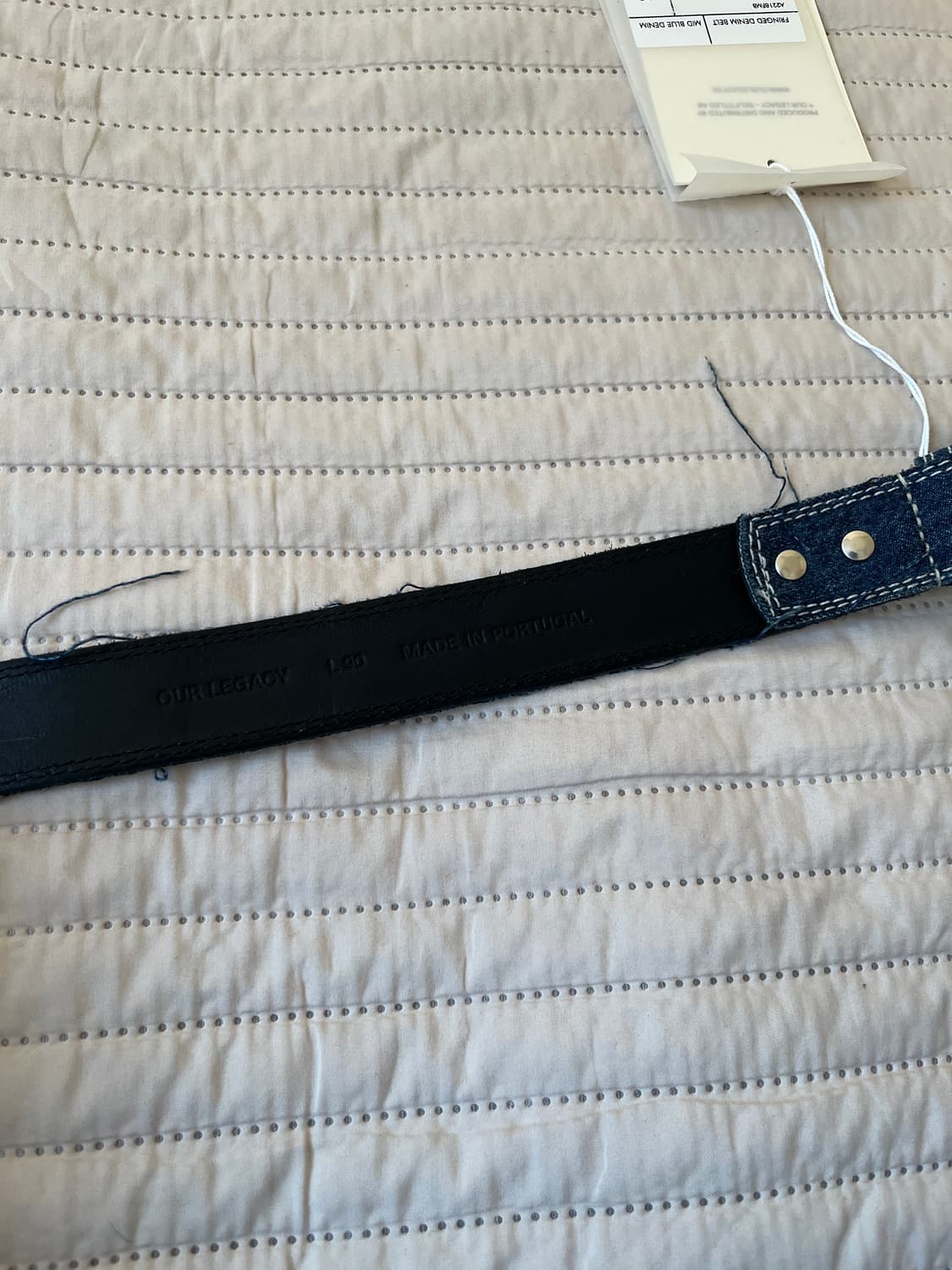 [90] 아워레가시 프린지 데님 벨트 새상품 상품이미지4