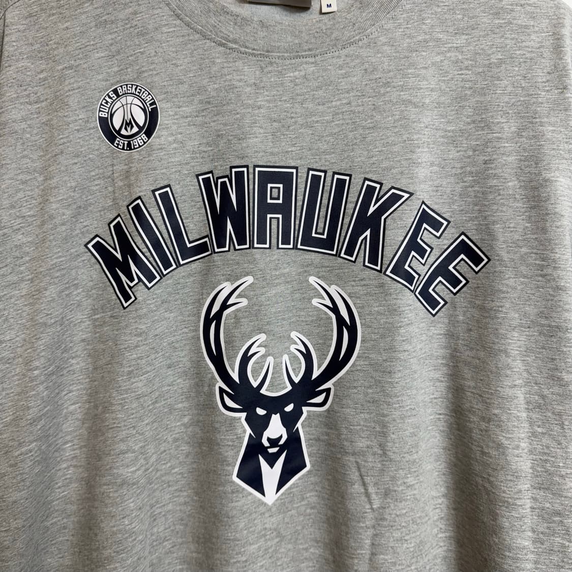 NBA 밀워키 빅로고 반팔티 M 상품이미지2