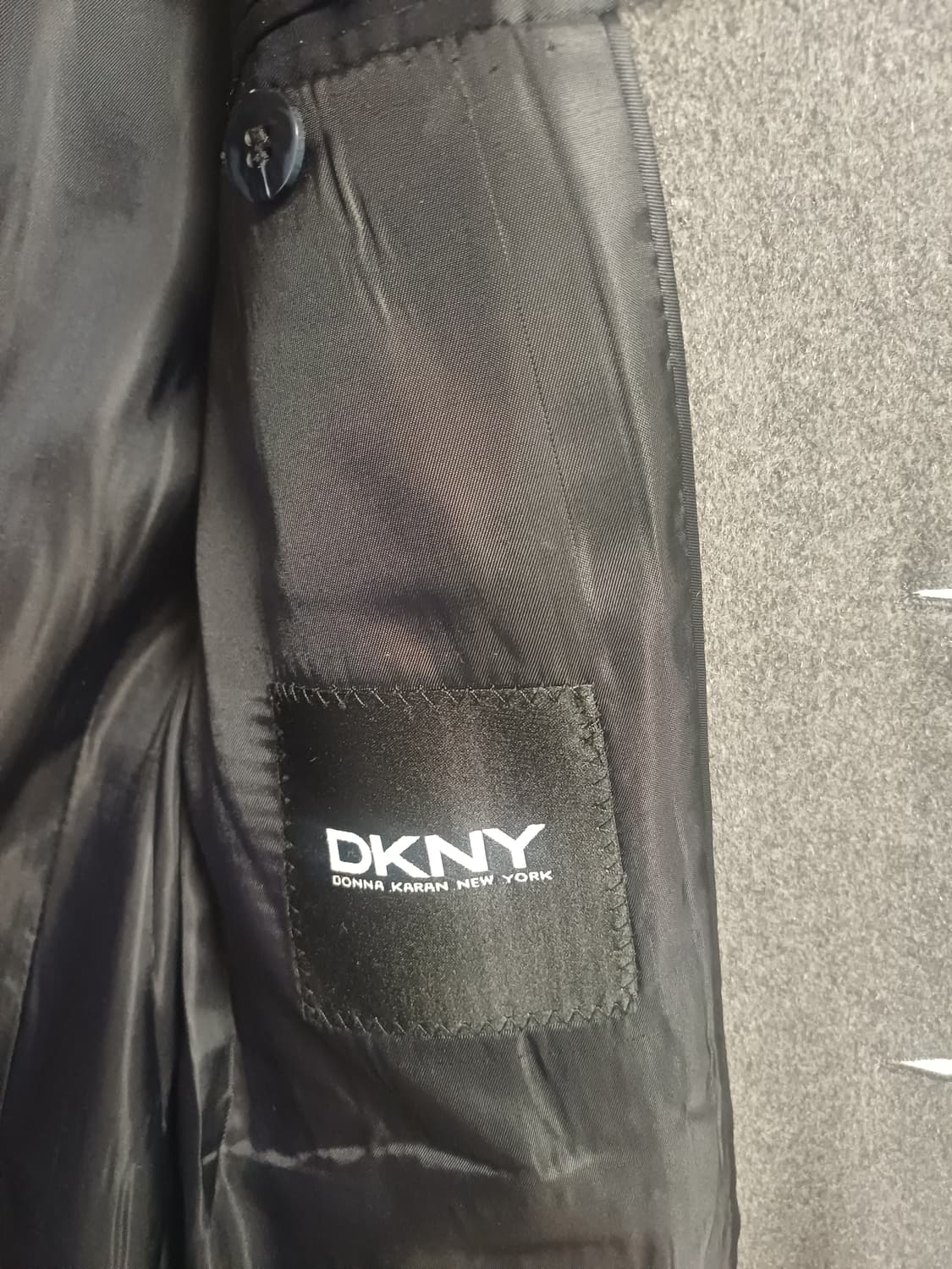 DKNY 남성 그레이 울 코트 95 상품이미지5