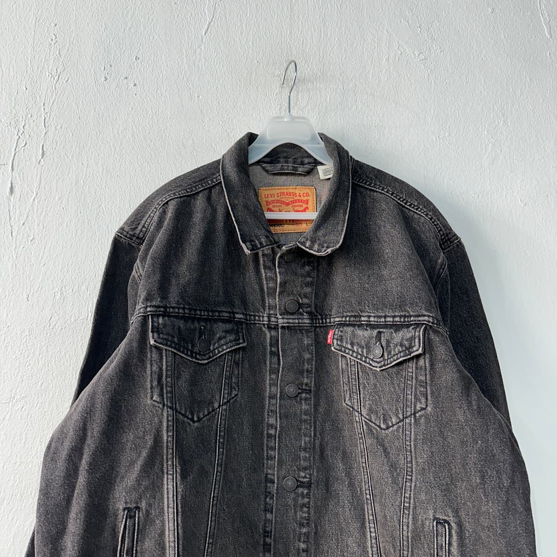 리바이스 데님 흑청자켓 L 상품이미지2