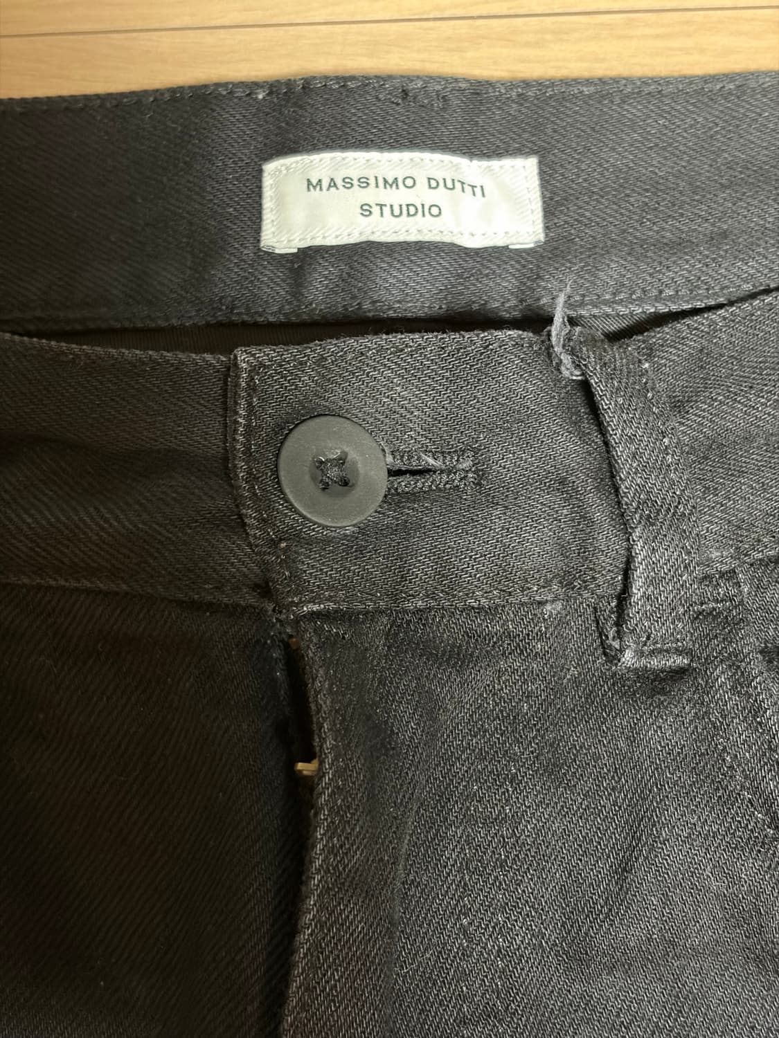 마시모두띠 스튜디오 스트레이트 블랙 데님 (30) 상품이미지2