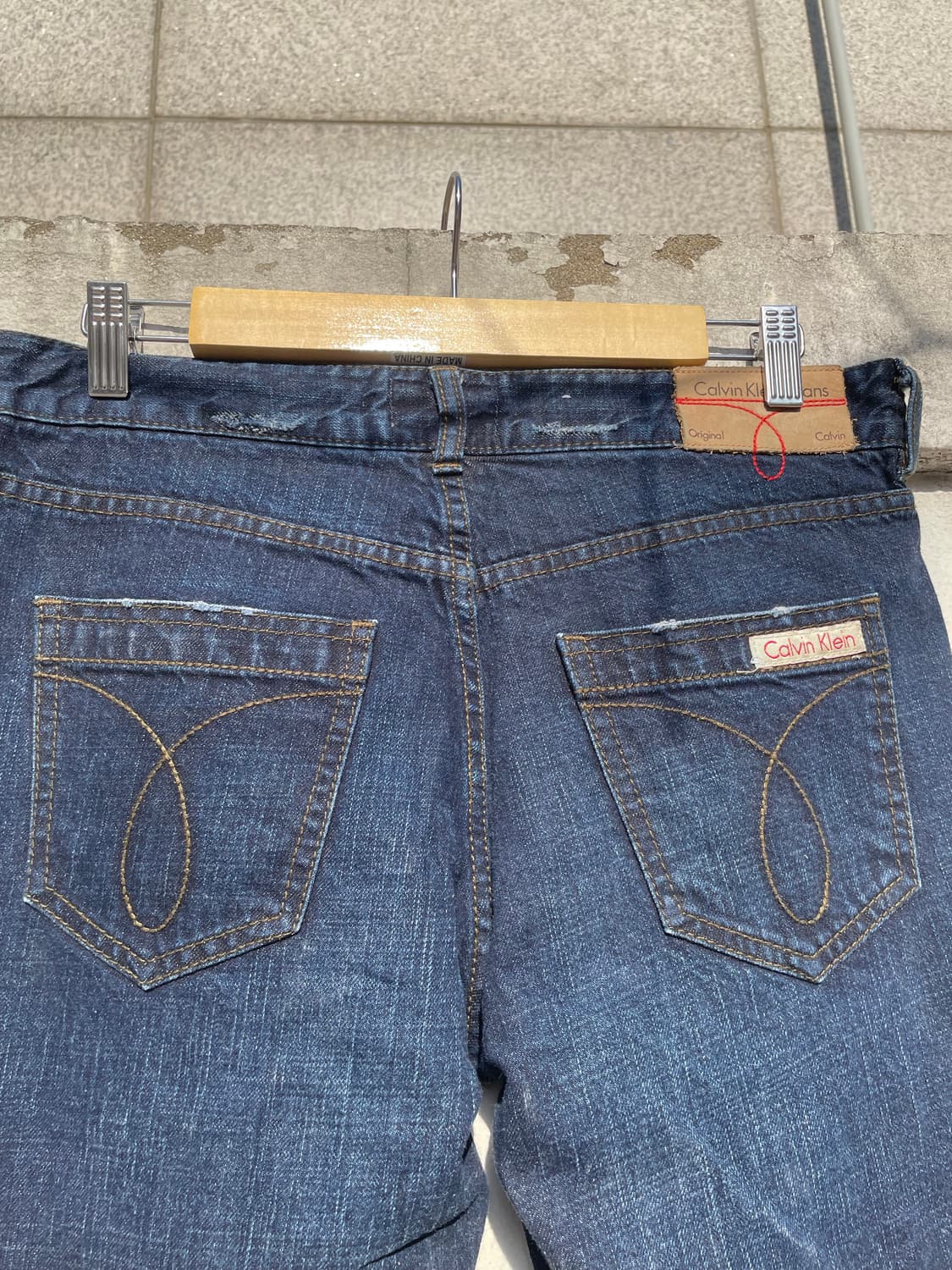 켈빈클라인 딥 인디고 부츠컷 데님팬츠 상품이미지6