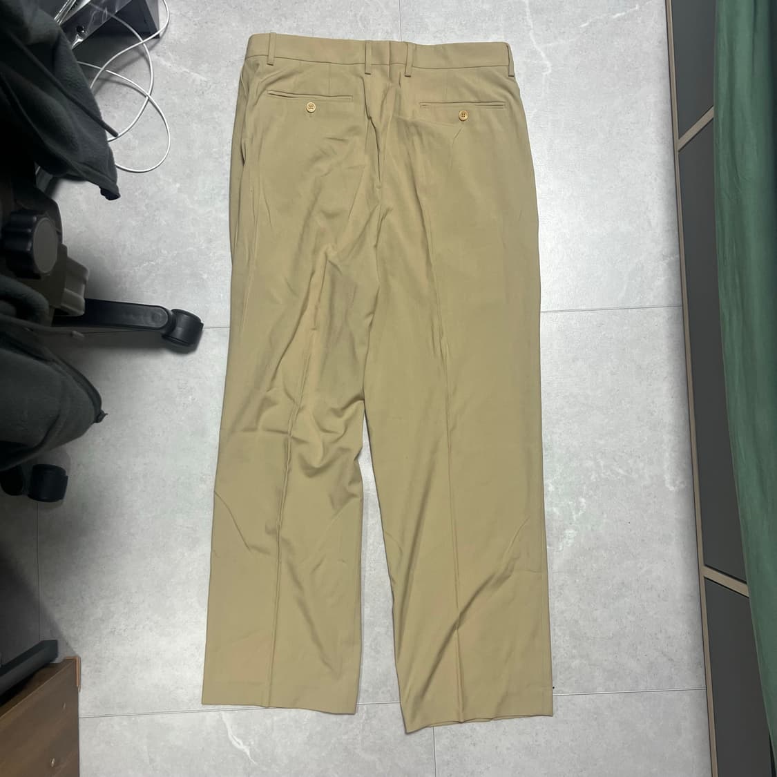 [34] [데드스탁] 노티카 빈티지 베이지 클래식핏 면바지 치노팬츠 34 상품이미지1