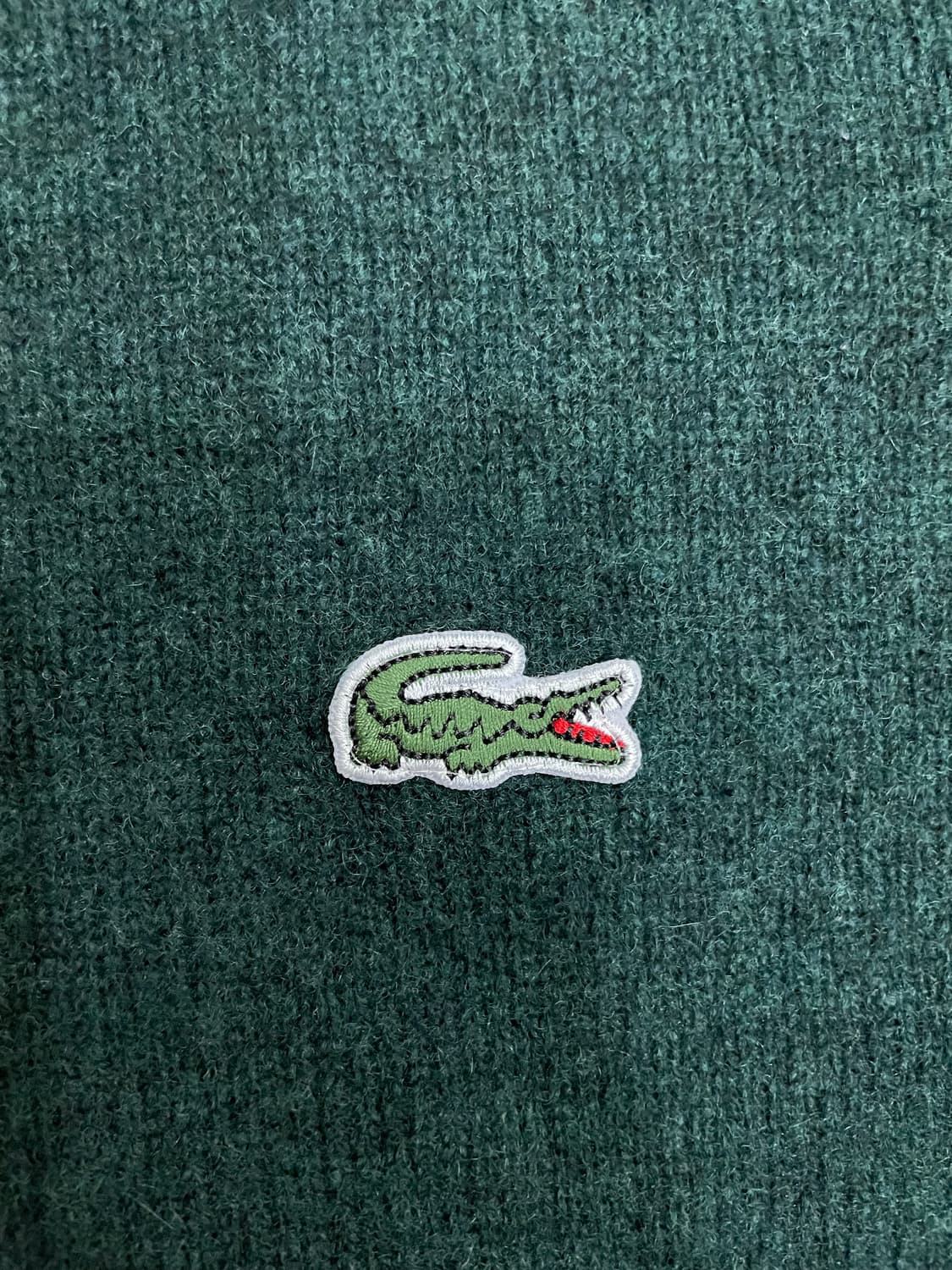 라코스테 여성 브이넥 니트 그린 초록 우먼스 상품이미지5