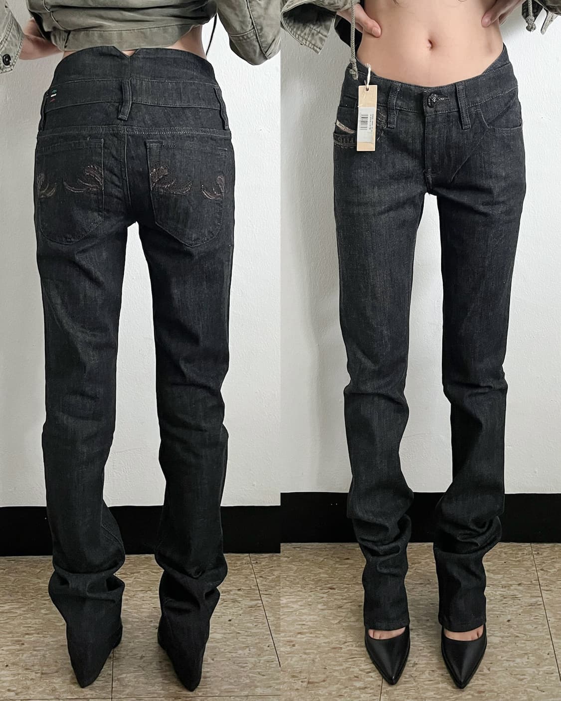 deadstock* [26] 디젤 세미 부츠컷 하이라이즈 데님 상품이미지1