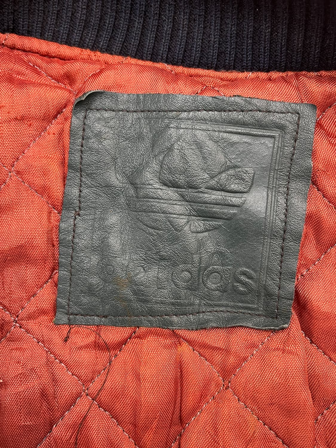 아디다스 80's 빅 트리포일 레더 자켓 상품이미지8