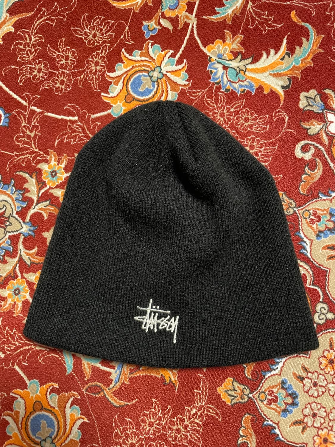 스투시 스컬캡 비니 블랙 상품이미지2