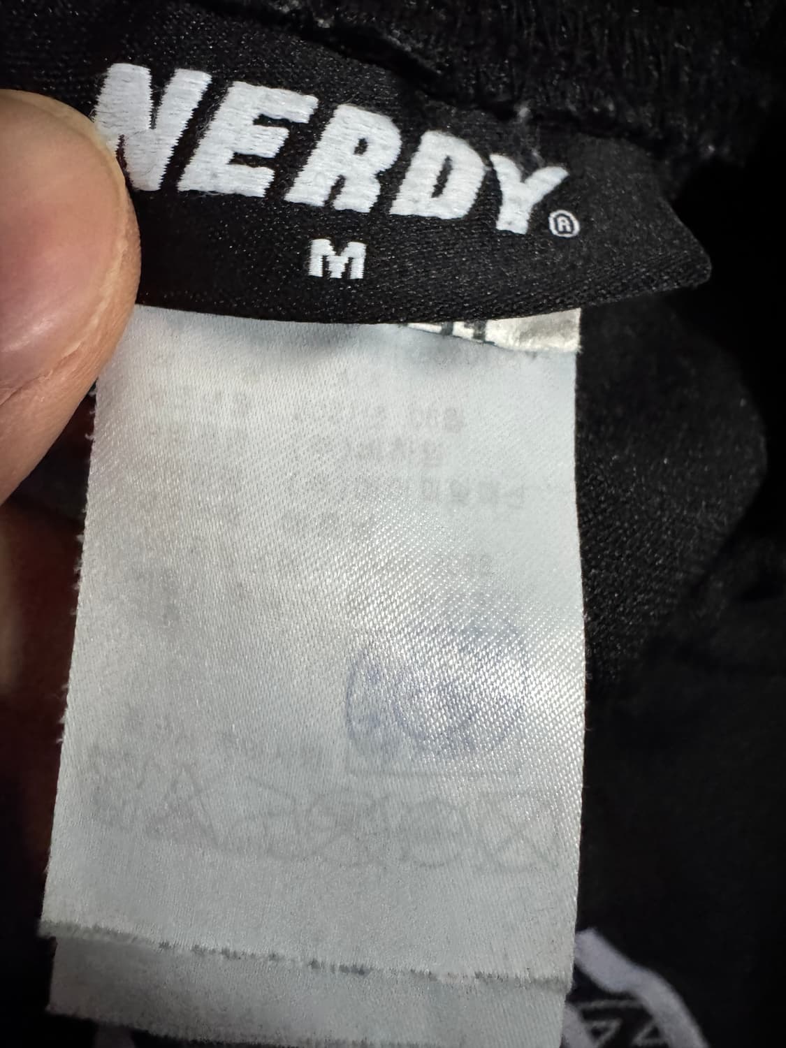 널디 Nerdy 밑단 지퍼 로고 트랙팬츠 M 퍼플 30.7인치 상품이미지3