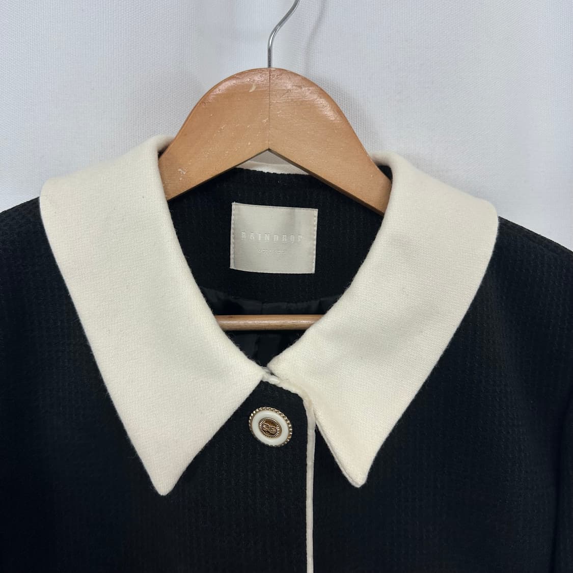 레인드롭 여성 금장 카라 자켓 ONE SIZE  상품이미지2