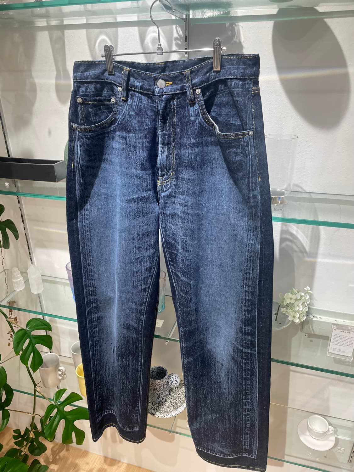 YOKE laser processed 5p denim pants 상품이미지3