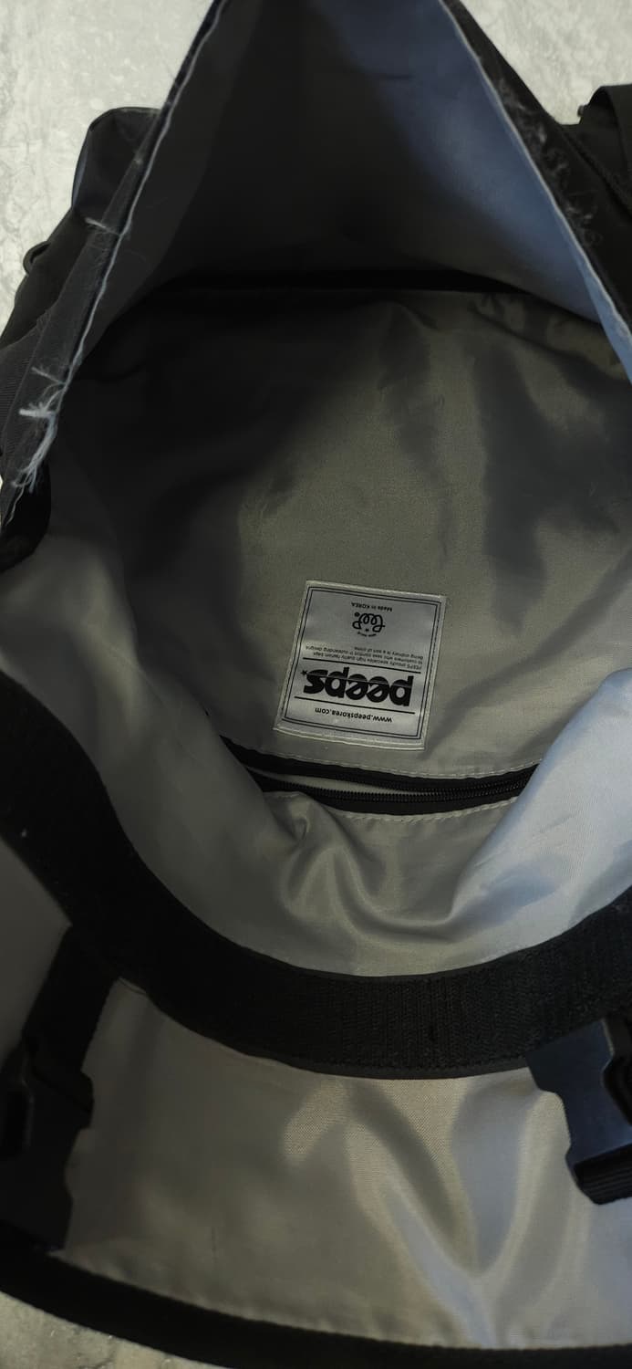 peeps 스 블랙 메신저 백 팔아요 상품이미지5