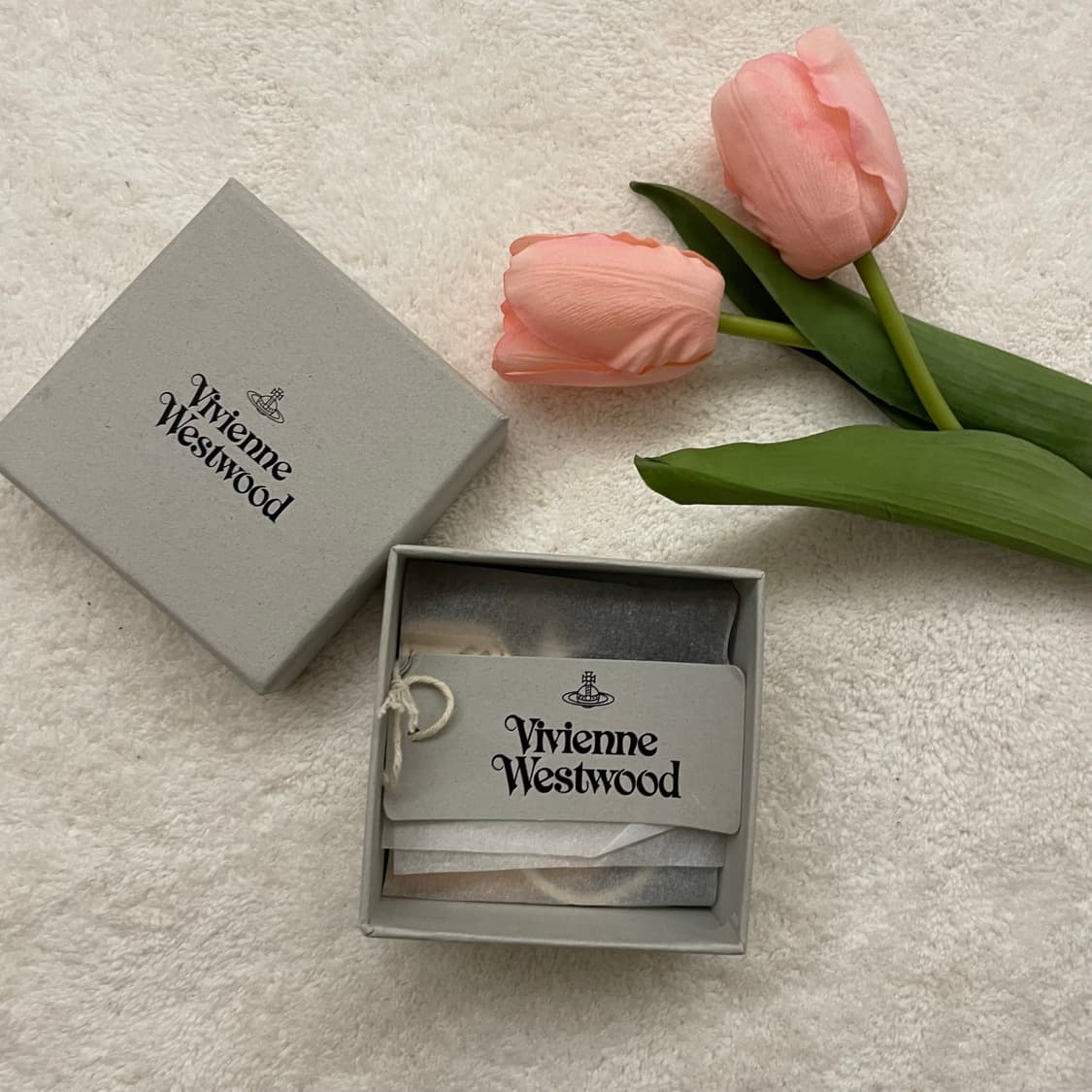 *새상품*비비안웨스트우드 ORB골드 하트 미러 키링 상품이미지3