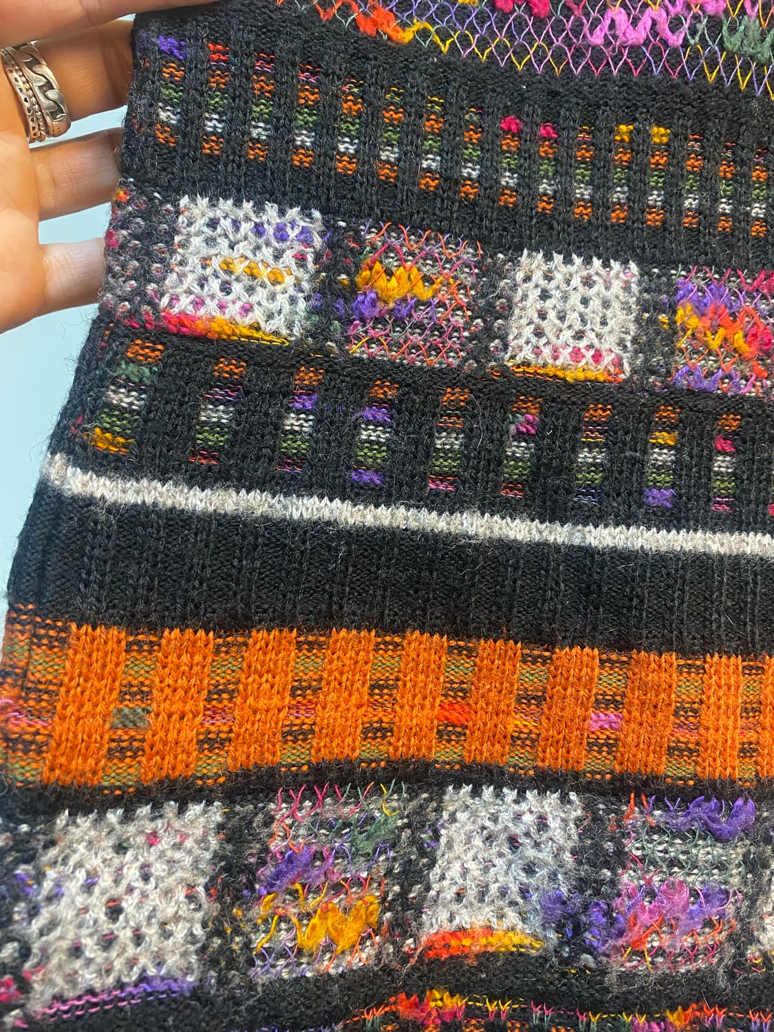 다채로운 패턴 니트 스웨터 상품이미지8