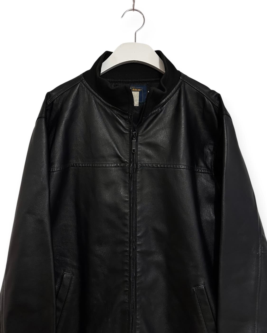 WOOLRICH 울리치 블랙 리얼레더 자켓 상품이미지2