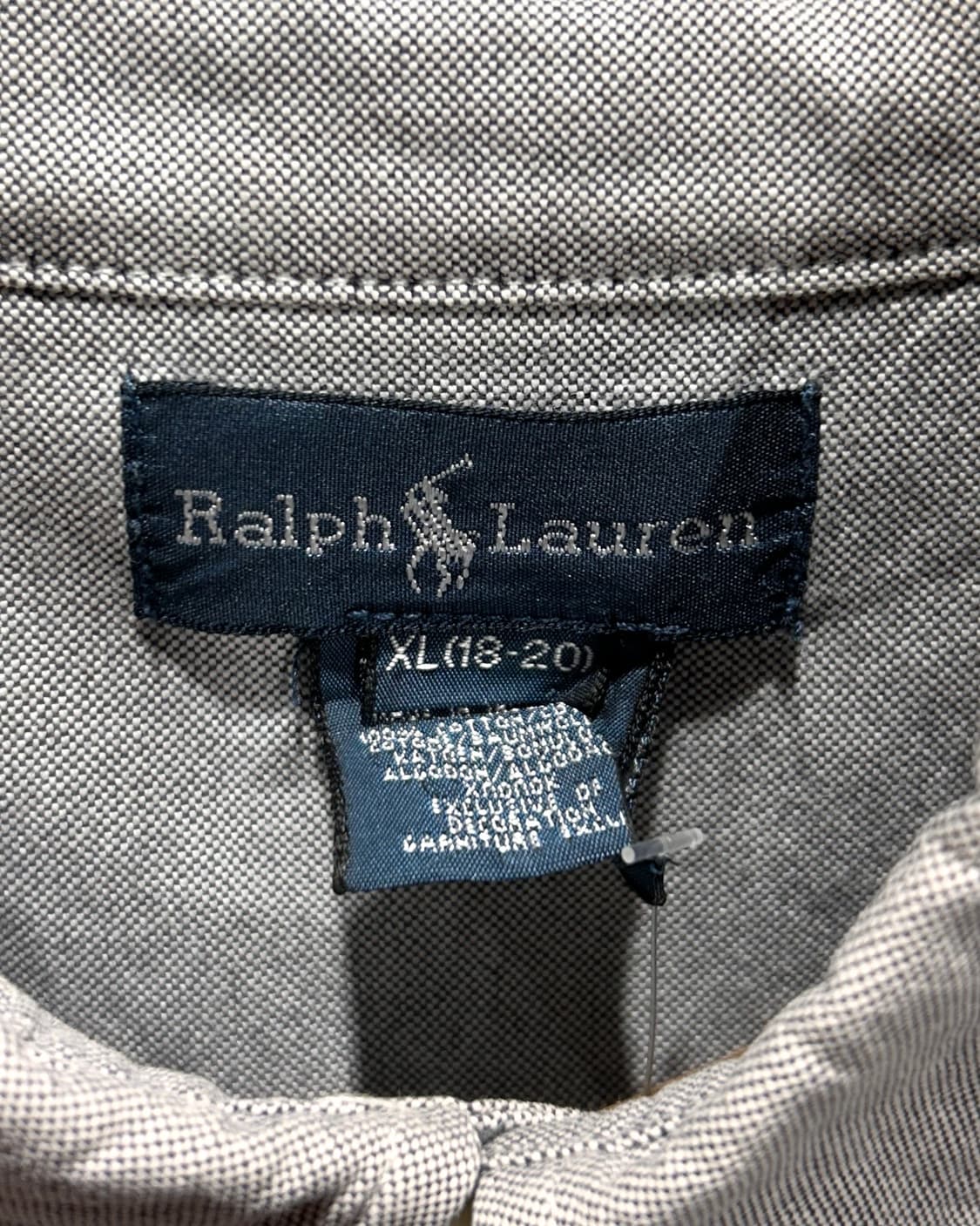 XL 폴로랄프로렌 우먼스 옥스포드 그레이 코튼 셔츠  상품이미지5